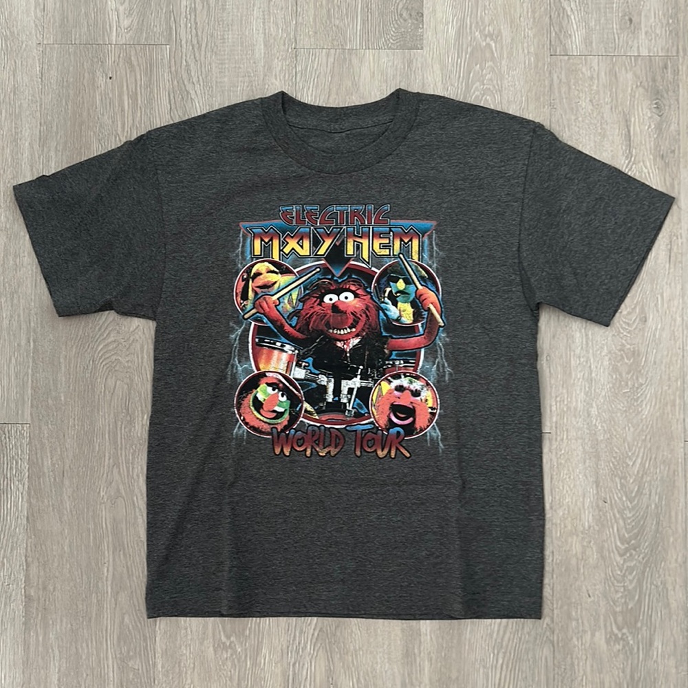 Electric Mayhem world tour Muppets tshirt size Large